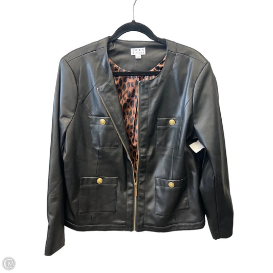 Jacket Other By Joan Rivers In Black, Size: L