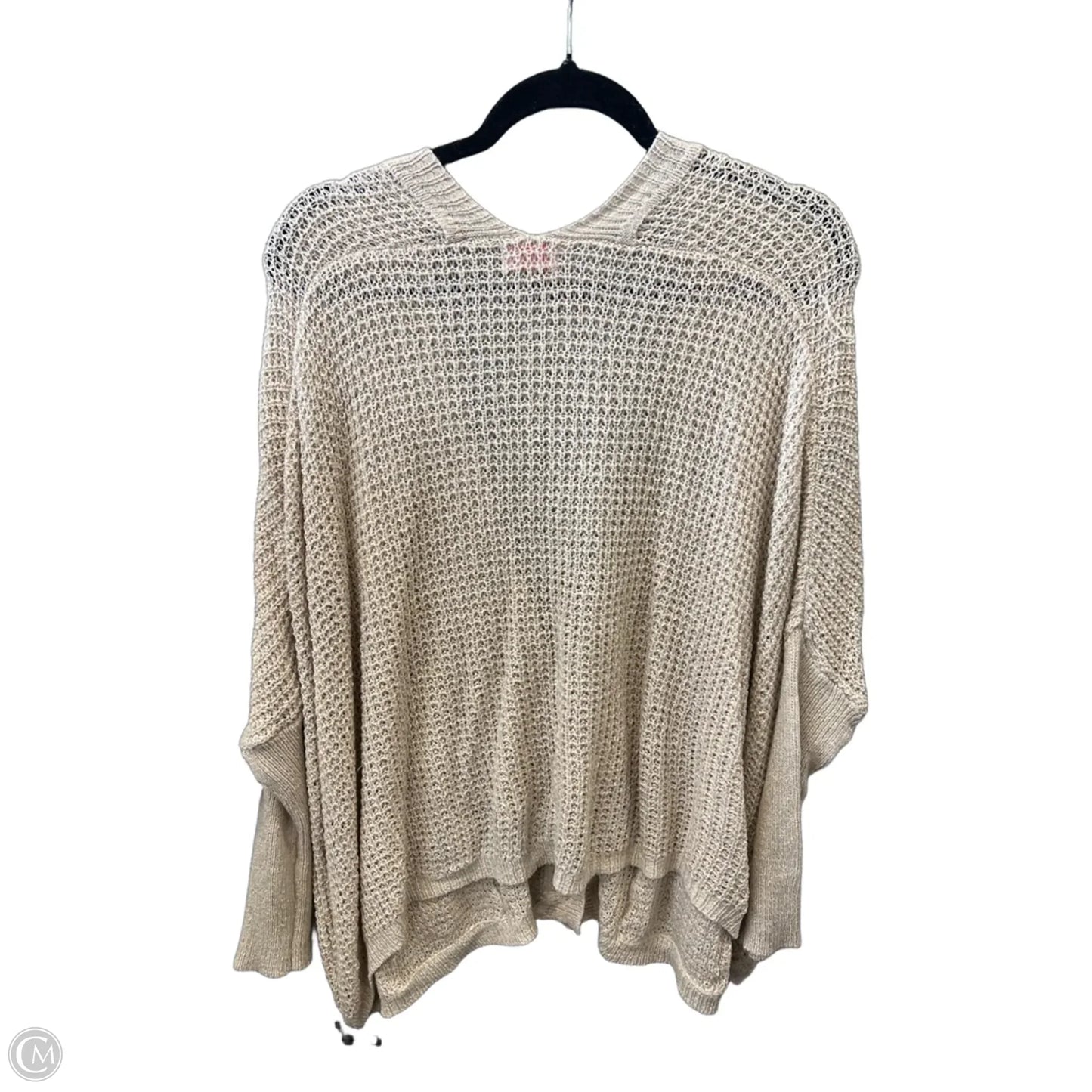 Cardigan By Pink Lily In Beige, Size: M
