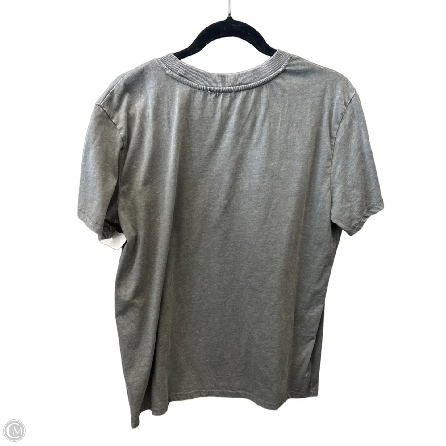 Top Short Sleeve By Maurices In Grey, Size: M
