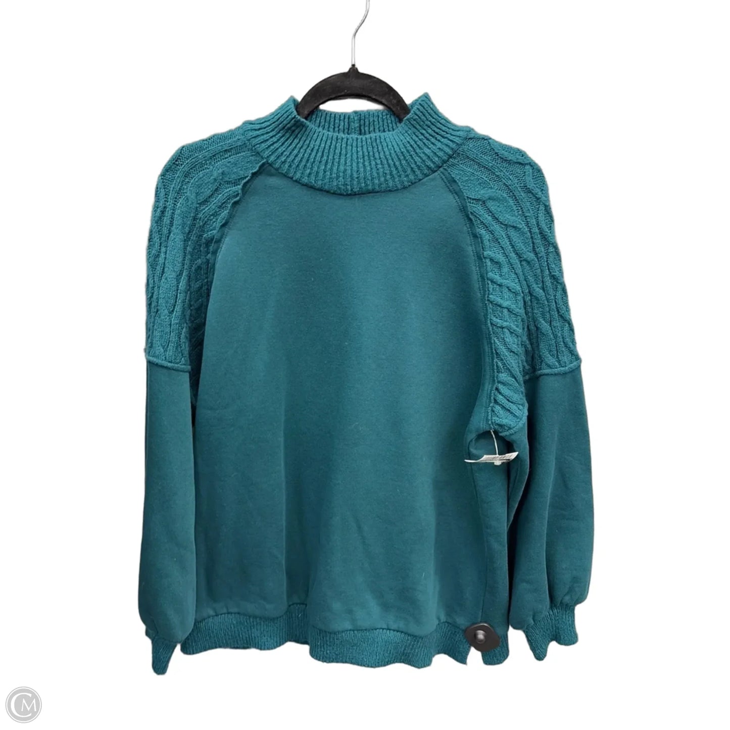 Sweater By Time And Tru In Green, Size: L