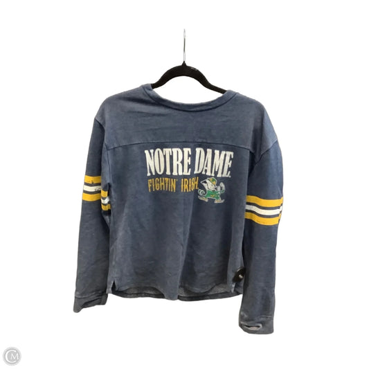 Sweatshirt Crewneck By Clothes Mentor In Navy, Size: M