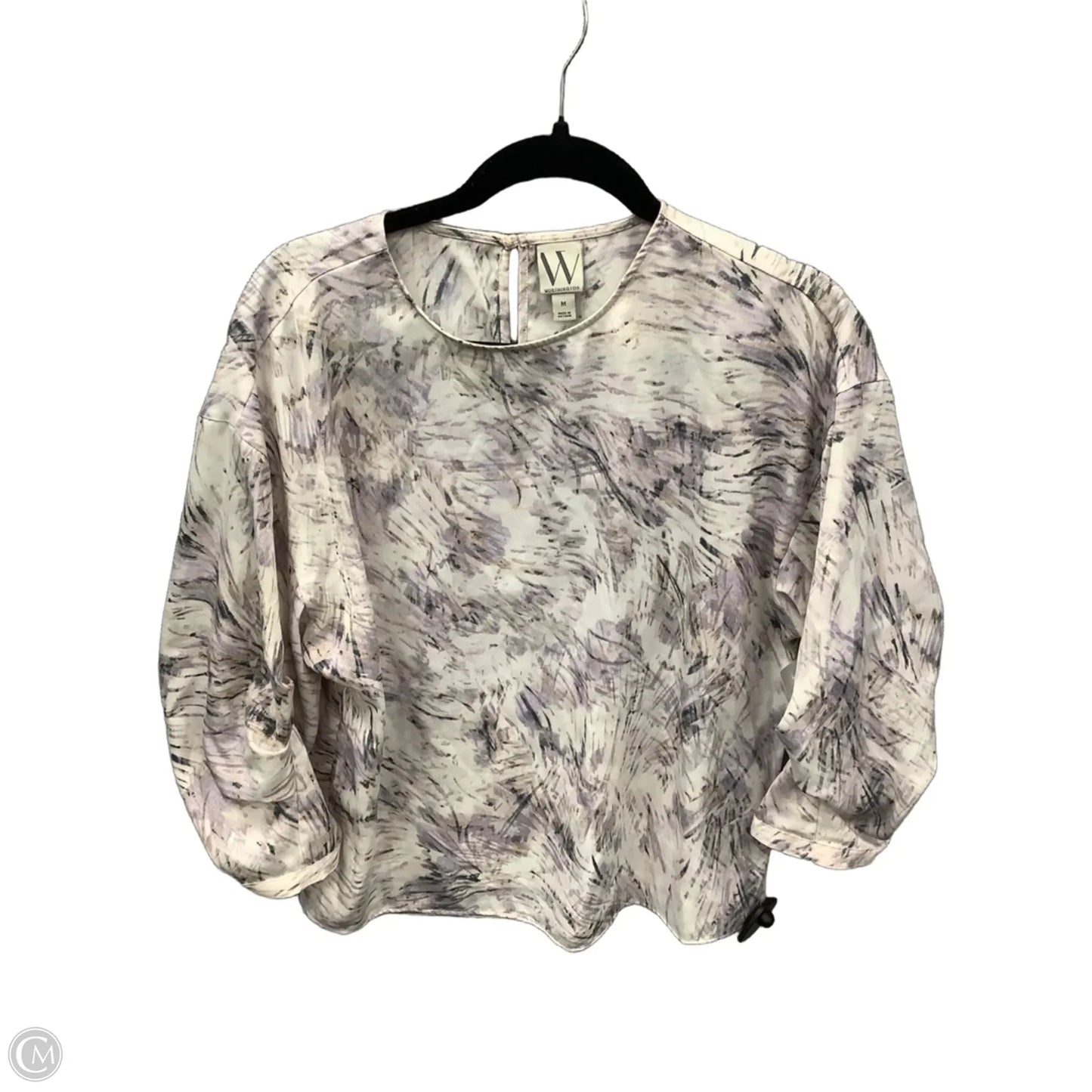 Top 3/4 Sleeve By Worthington In Purple, Size: M