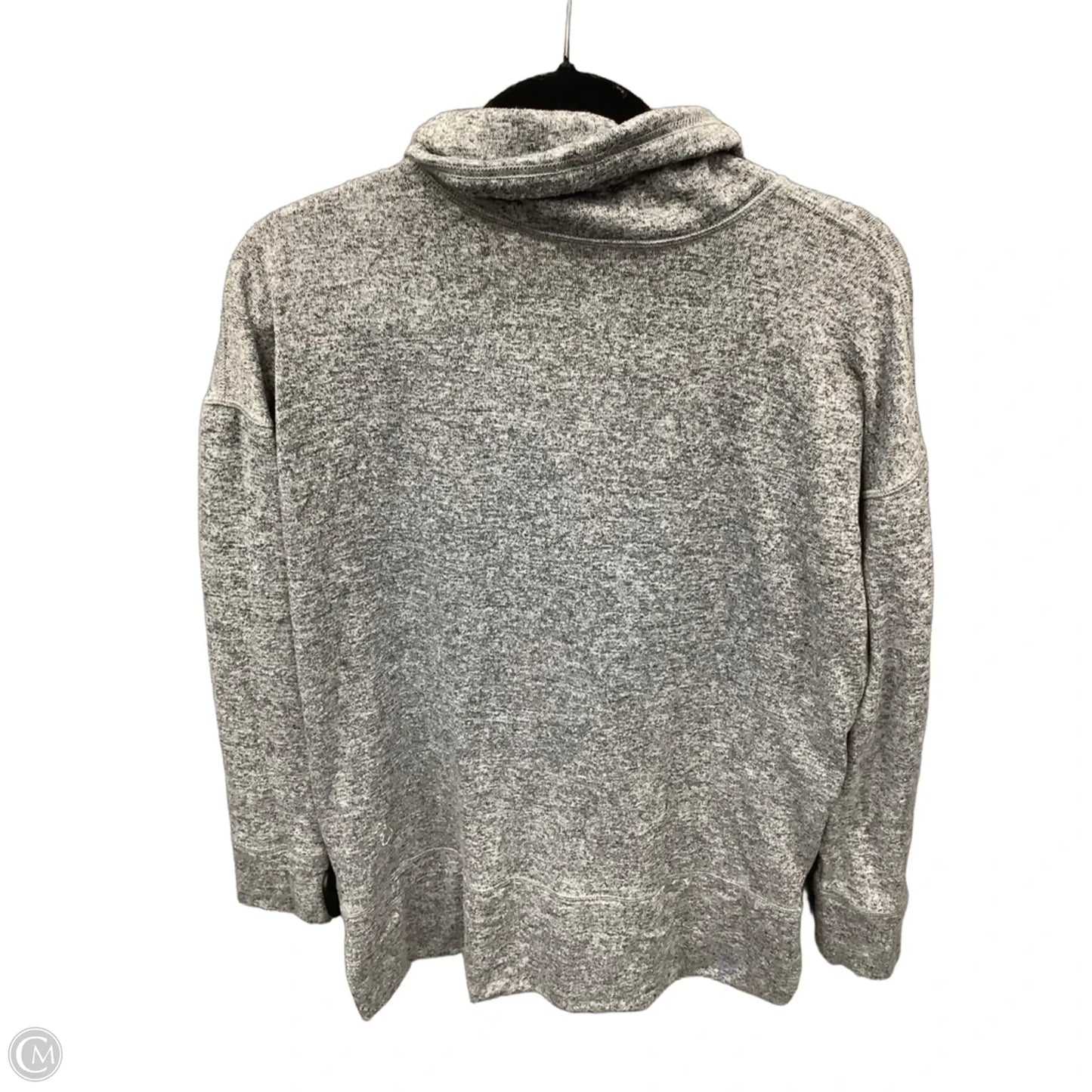 Athletic Top Long Sleeve Crewneck By Old Navy In Grey, Size: L