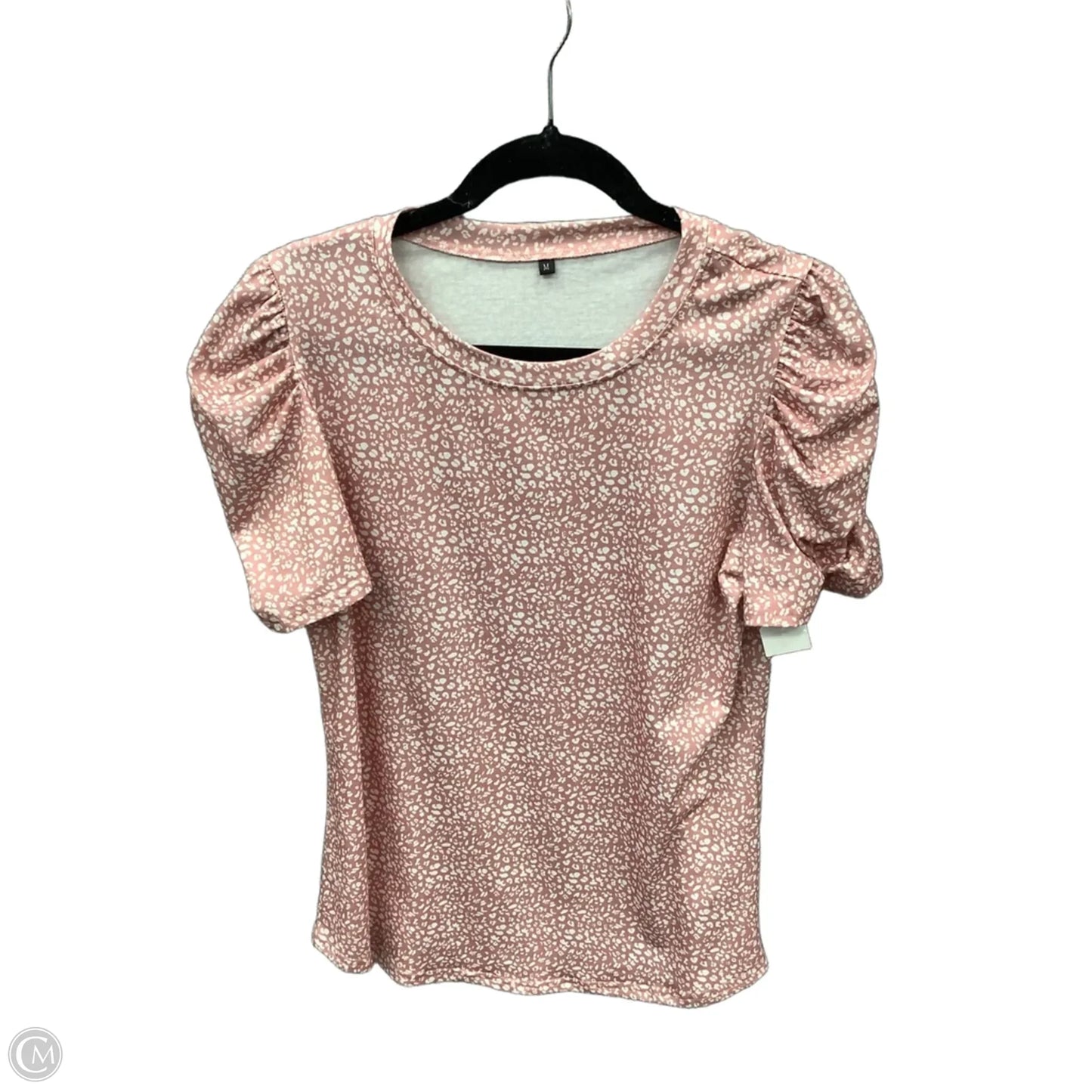 Top Short Sleeve By Clothes Mentor In Pink, Size: M