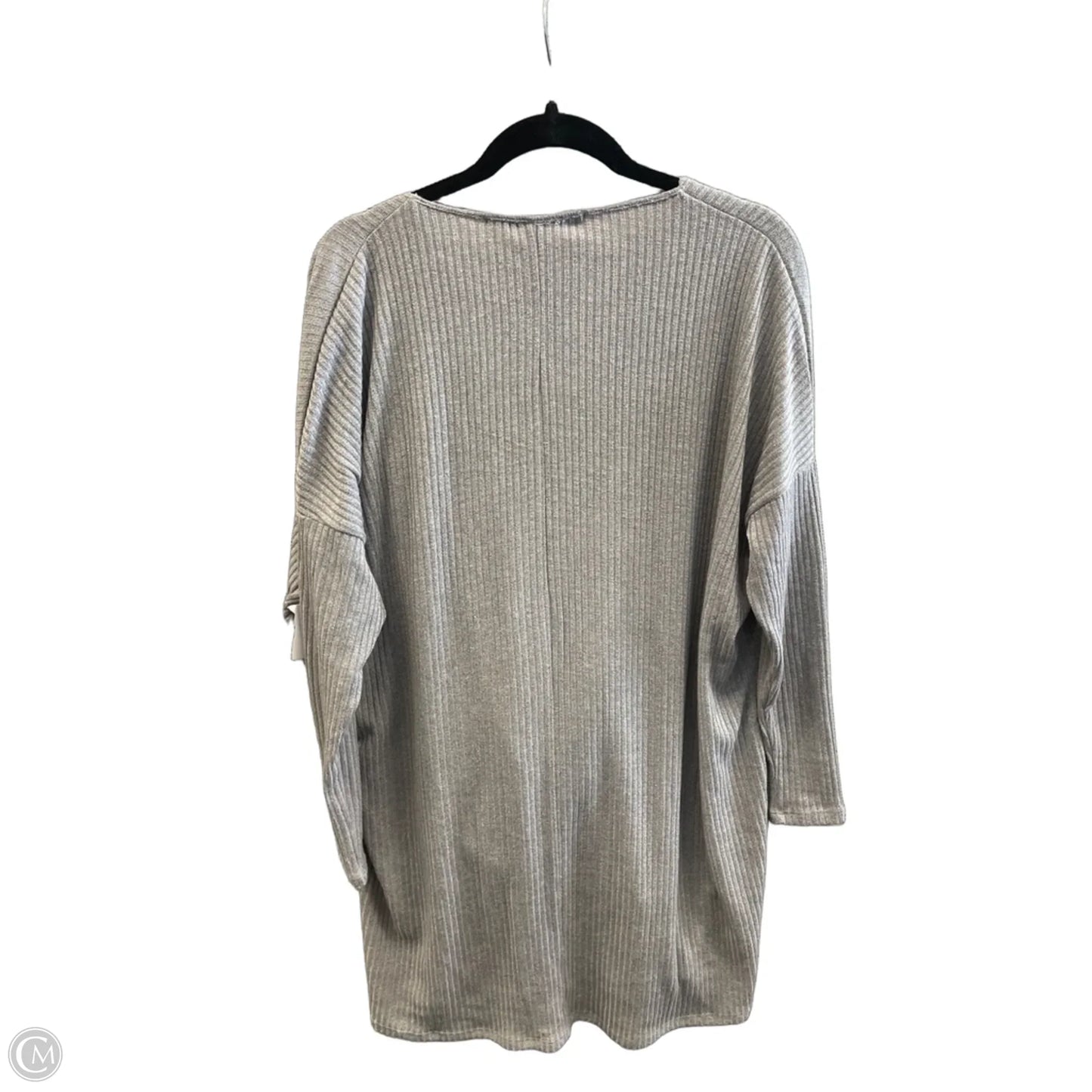 Tunic Long Sleeve By Hyfve In Grey, Size: M