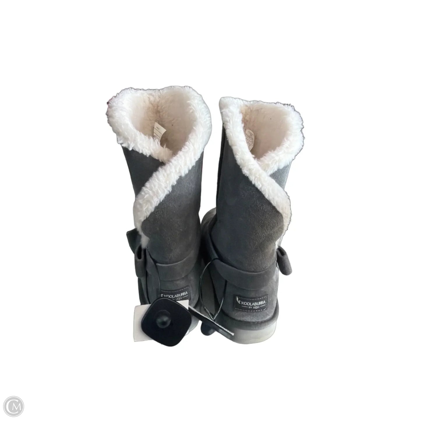 Boots Ankle Heels By Koolaburra By Ugg In Grey, Size: 9