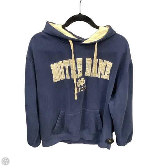 Sweatshirt Hoodie By Clothes Mentor In Navy, Size: Xl