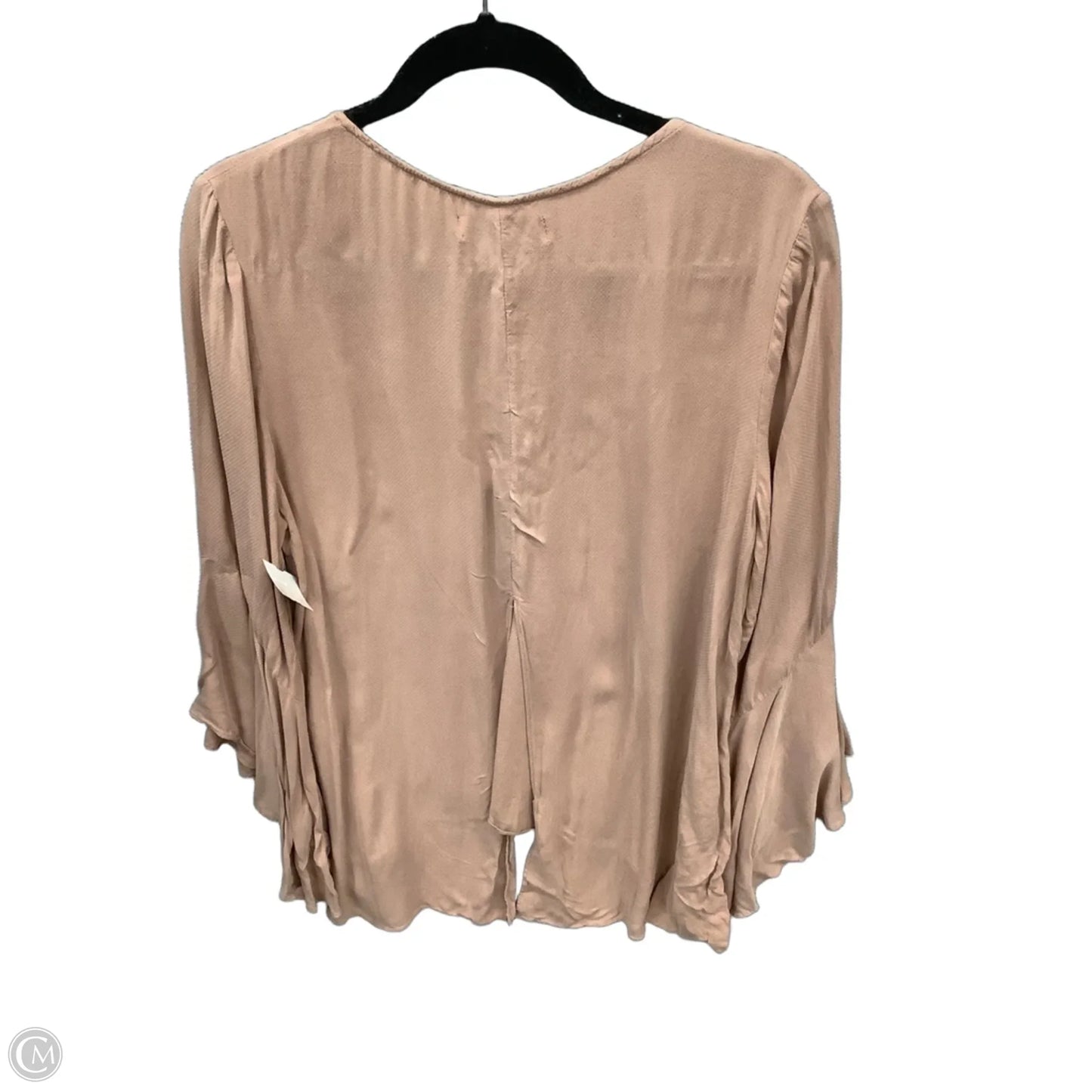 Tunic Long Sleeve By Do + Be In Brown, Size: L