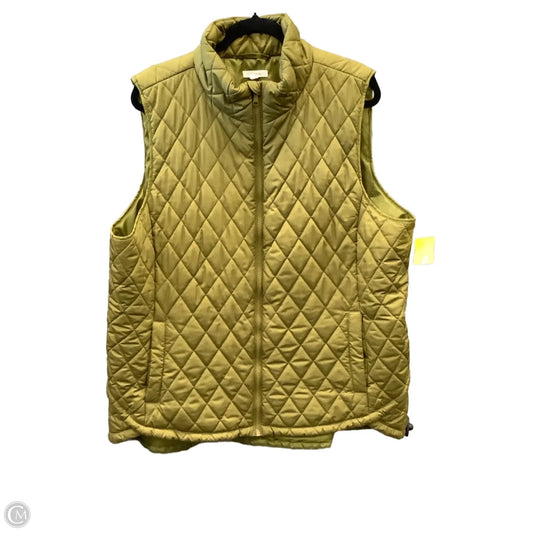 Vest Puffer & Quilted By Maurices In Green, Size: 2x