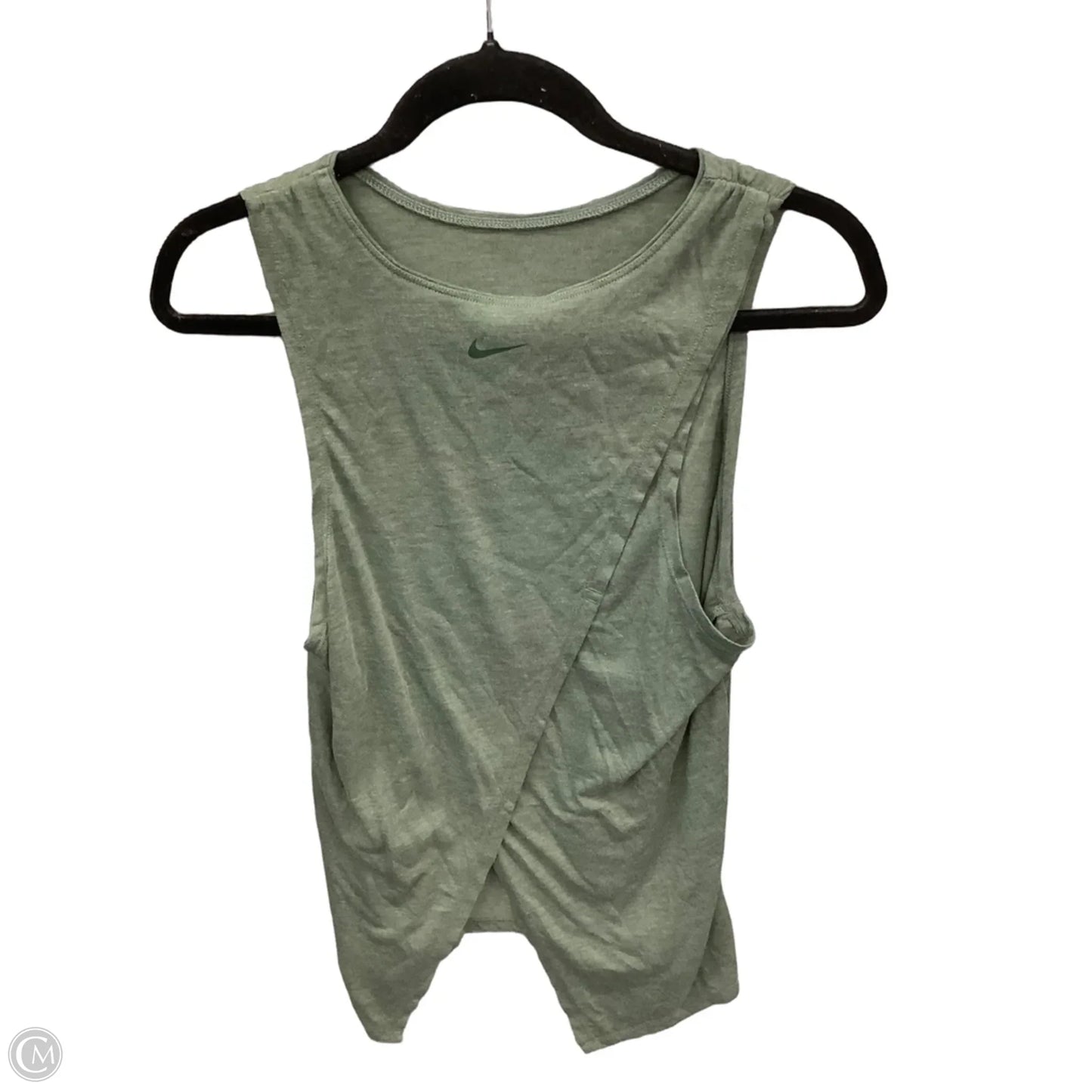 Athletic Tank Top By Nike Apparel In Green, Size: M
