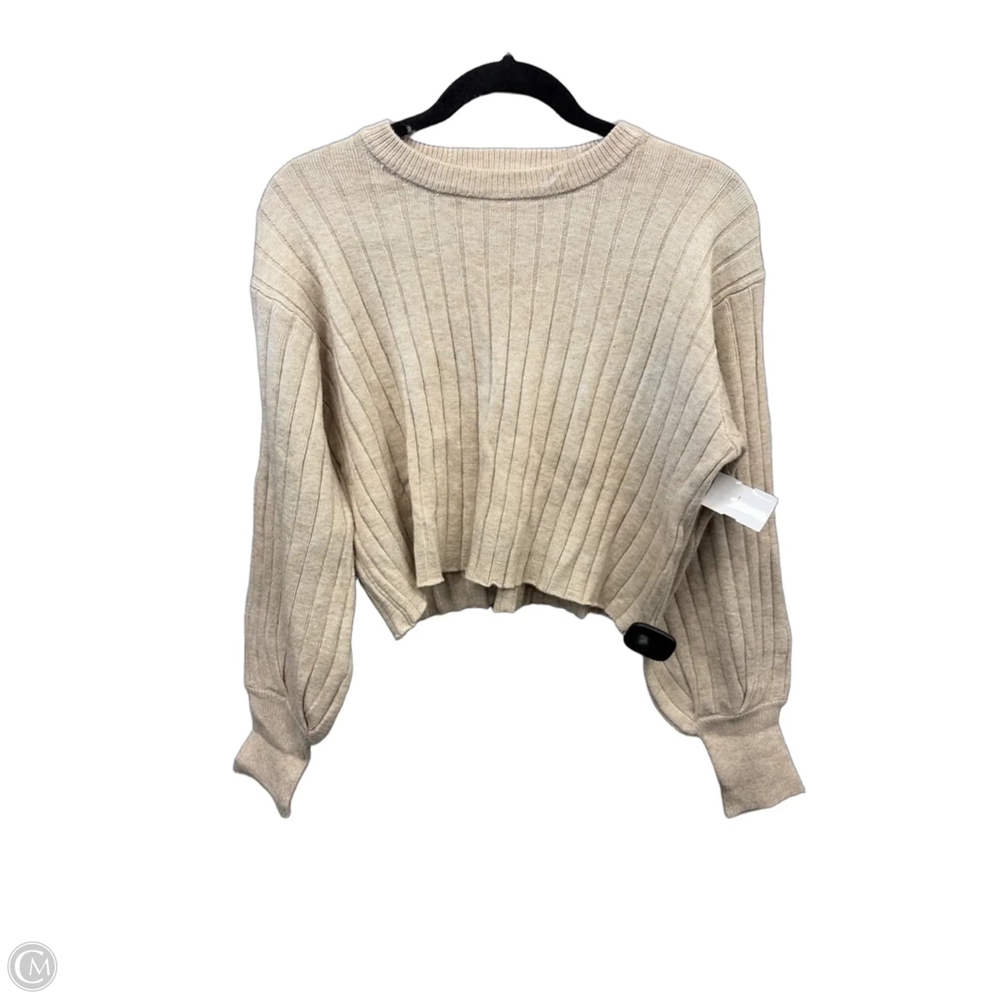 Sweater By Poof In Tan, Size: L