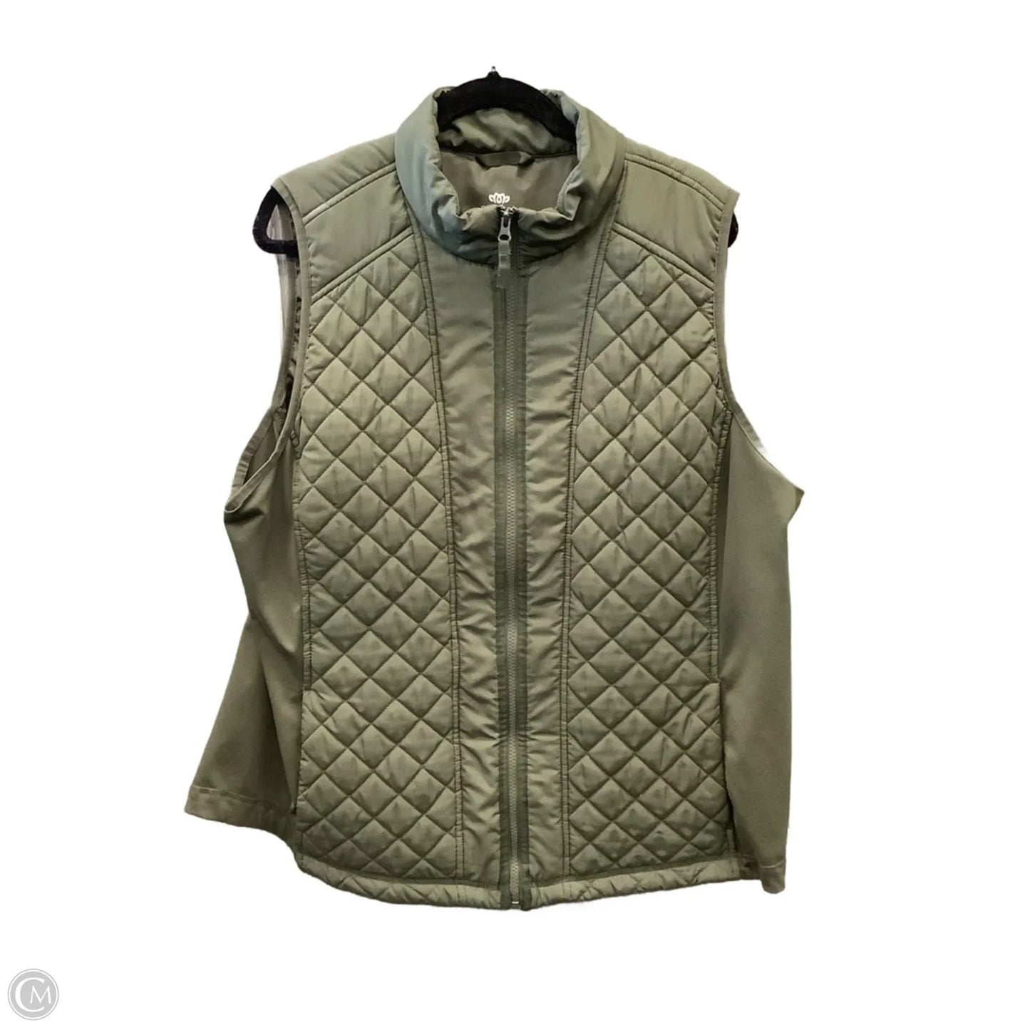 Vest Puffer & Quilted By Maurices In Green, Size: 2x