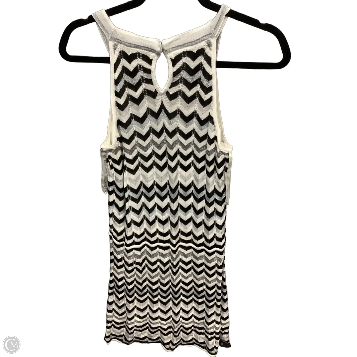 Dress Casual Midi By White House Black Market In Black & White, Size: S