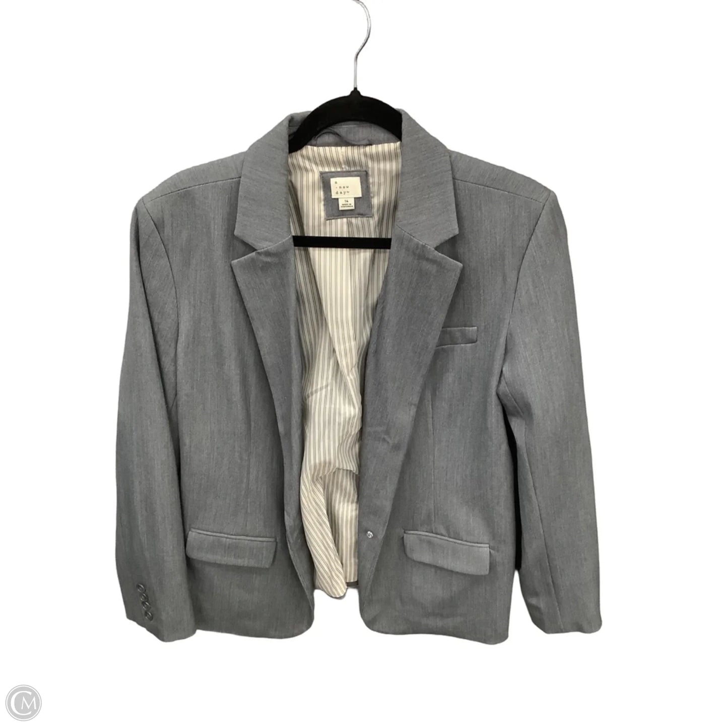 Blazer By A New Day In Grey, Size: Xl