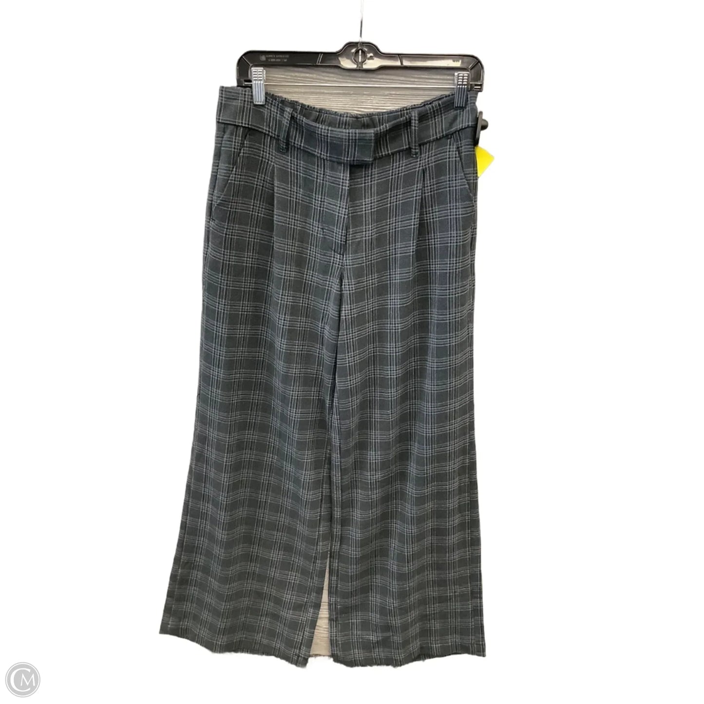 Pants Wide Leg By American Eagle In Plaid Pattern, Size: 4