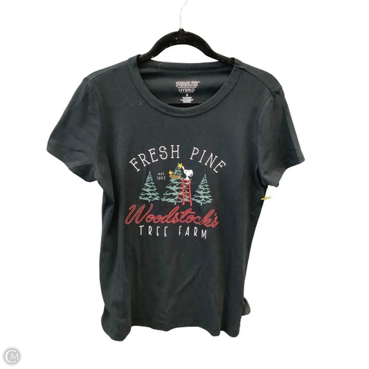 Top Short Sleeve By Clothes Mentor In Black, Size: S