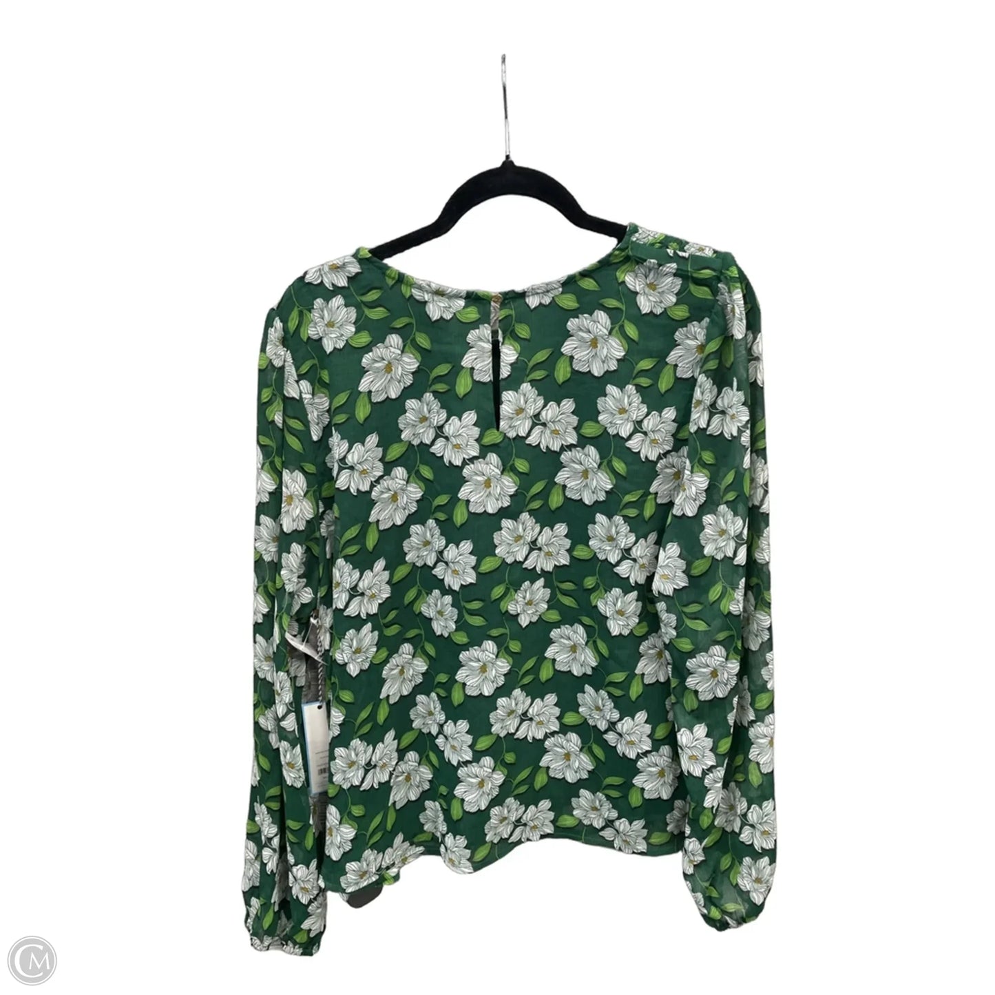 Blouse Long Sleeve By Draper James In Green, Size: Xl