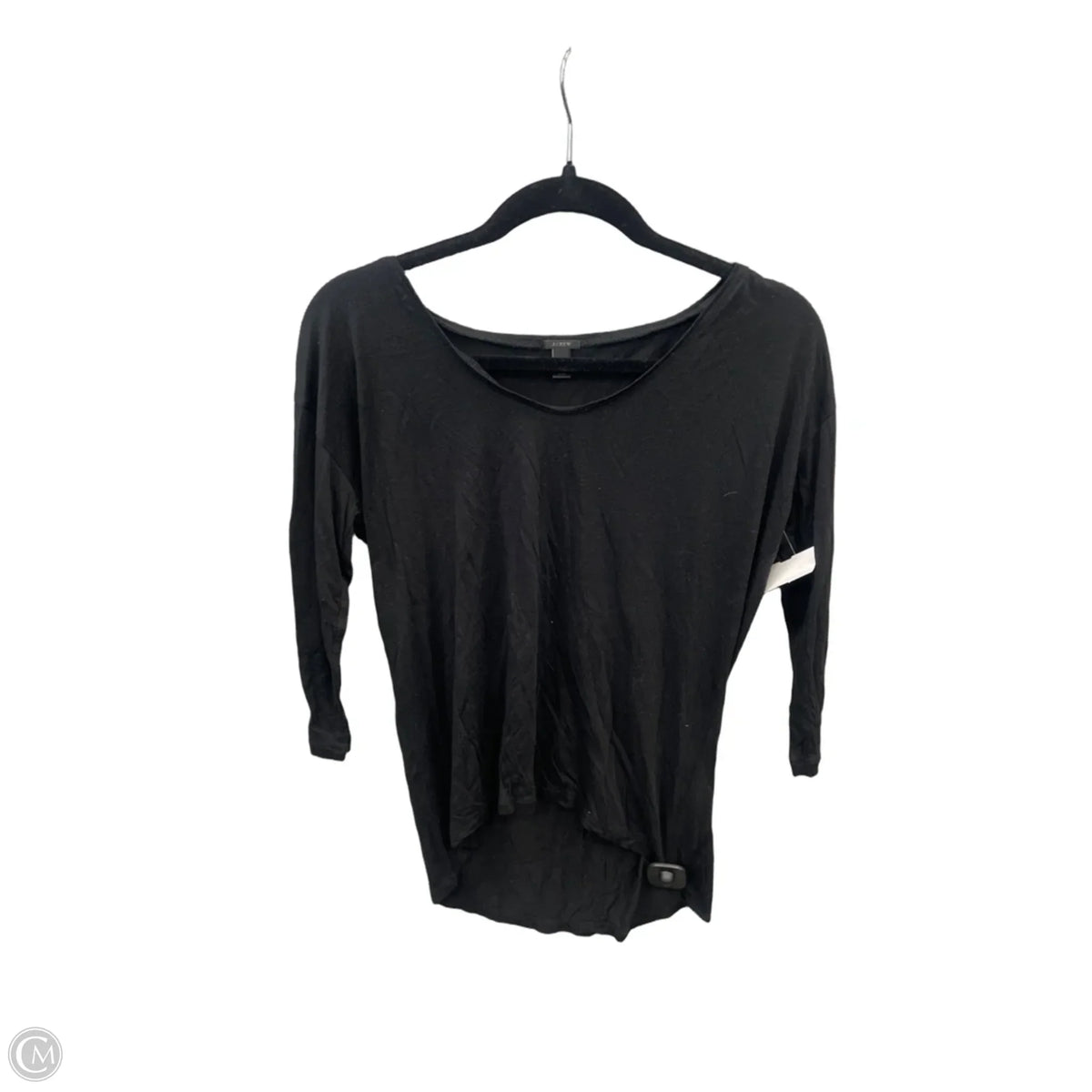 Top Long Sleeve Basic By J. Crew In Black, Size: Xs