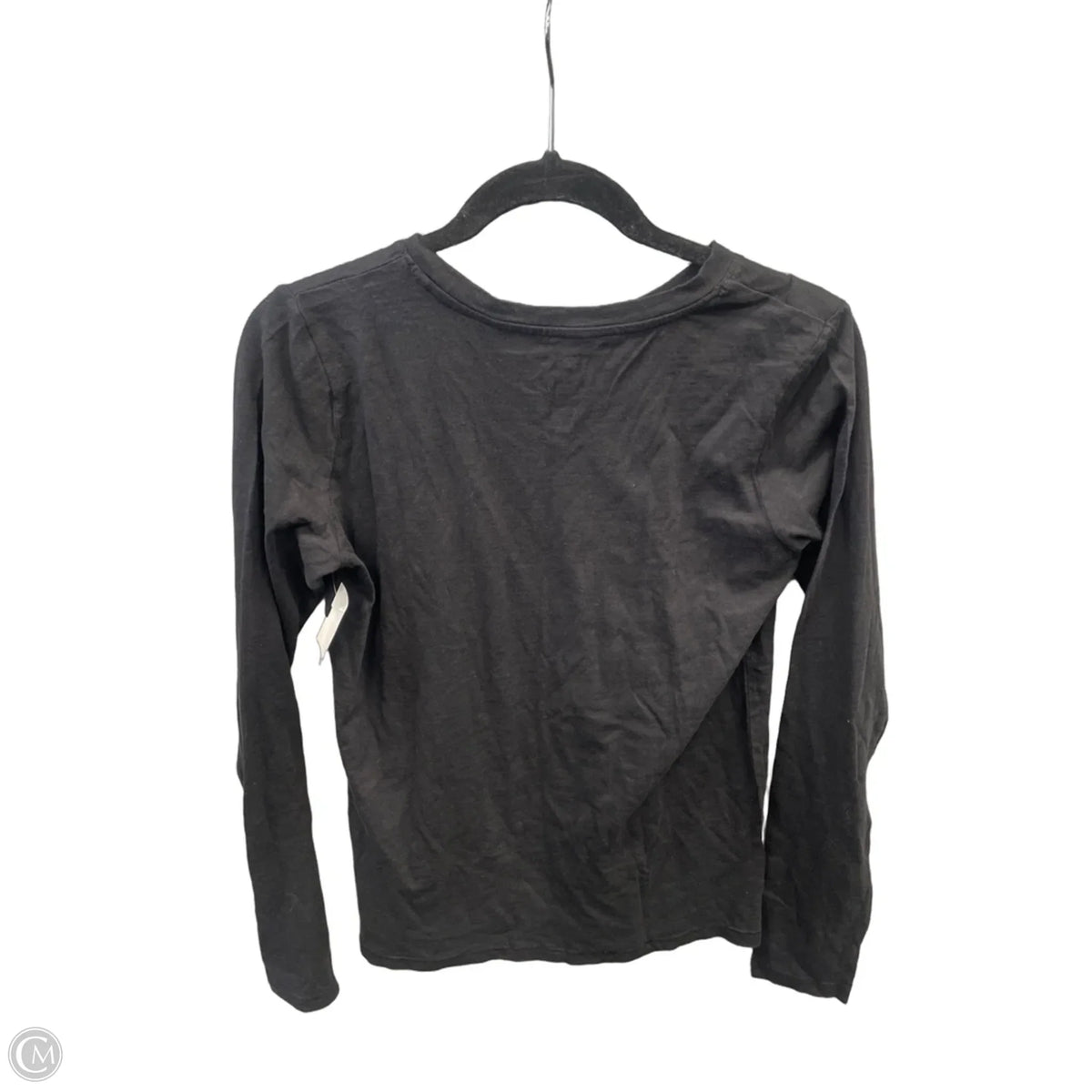 Top Long Sleeve Basic By Sonoma In Black, Size: Xs