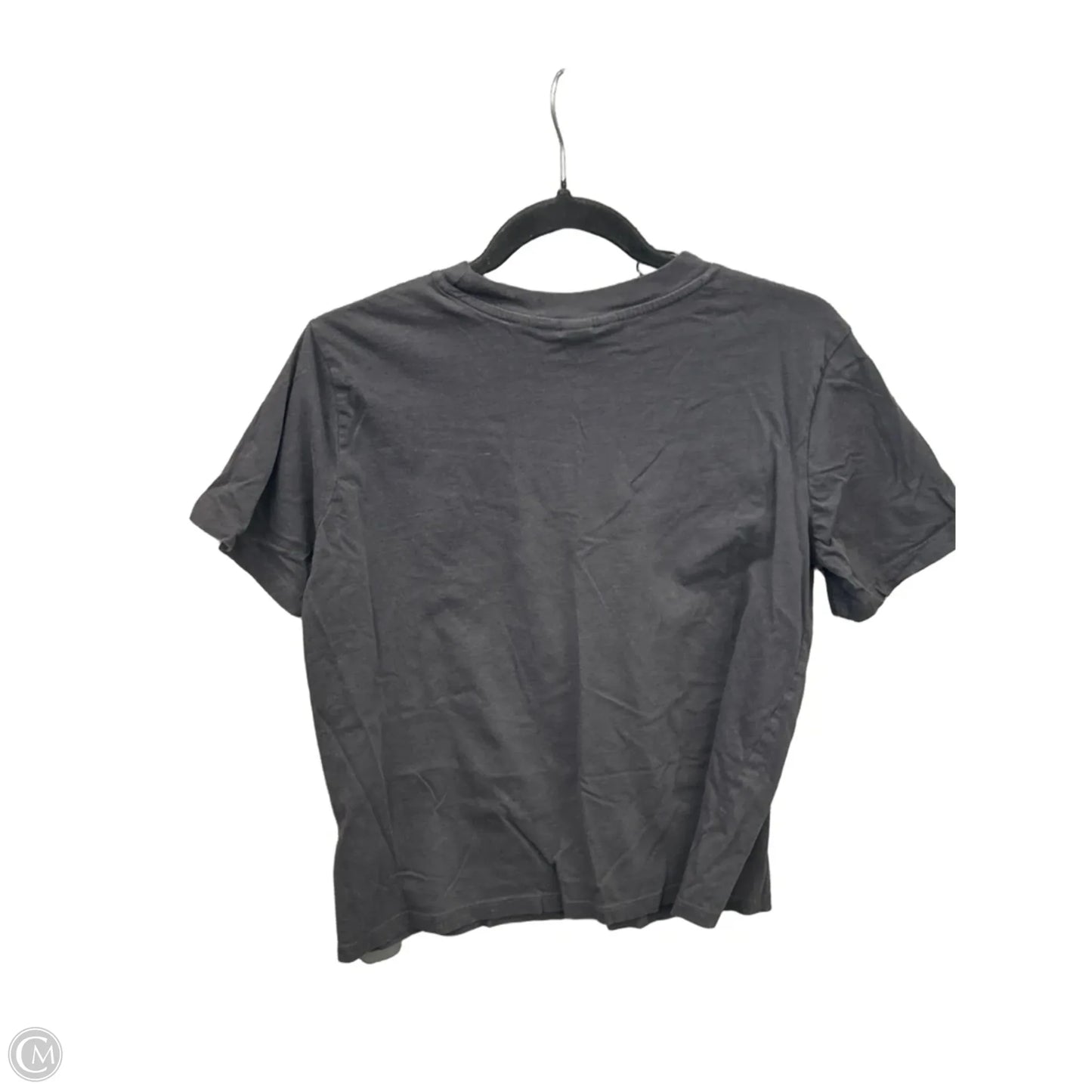 Top Short Sleeve By H&m In Grey, Size: M