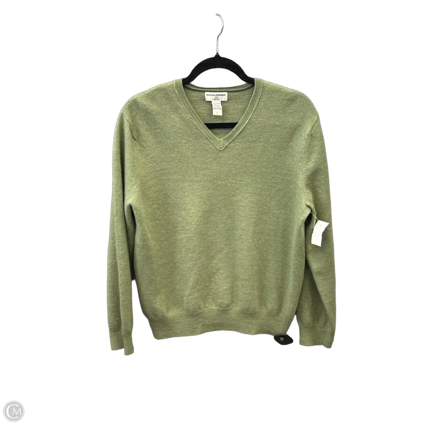 Sweater By Banana Republic In Green, Size: L