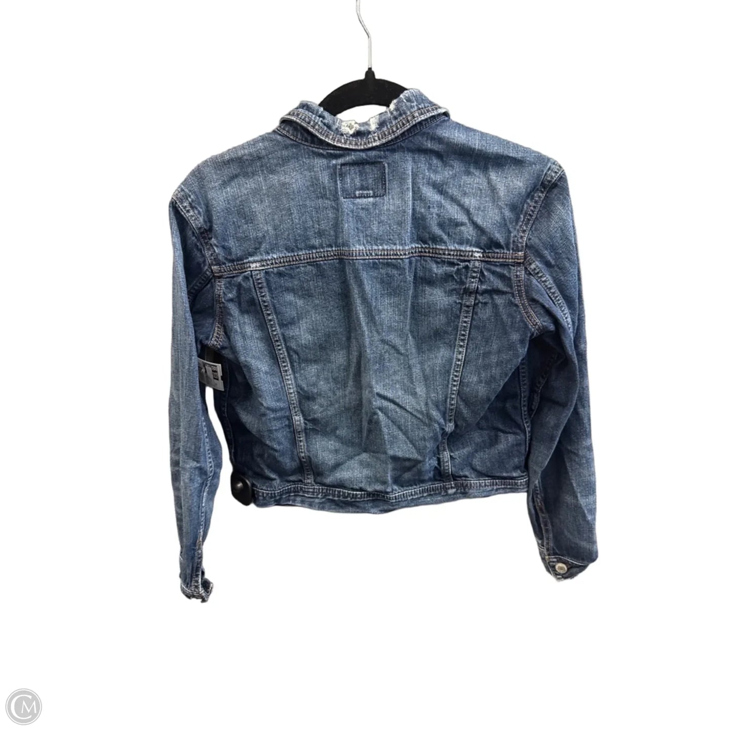 Jacket Denim By American Eagle In Blue Denim, Size: Xs