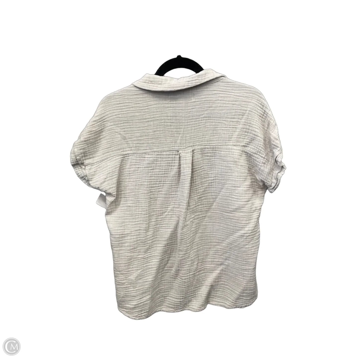 Top Short Sleeve By Thread And Supply In Beige, Size: S