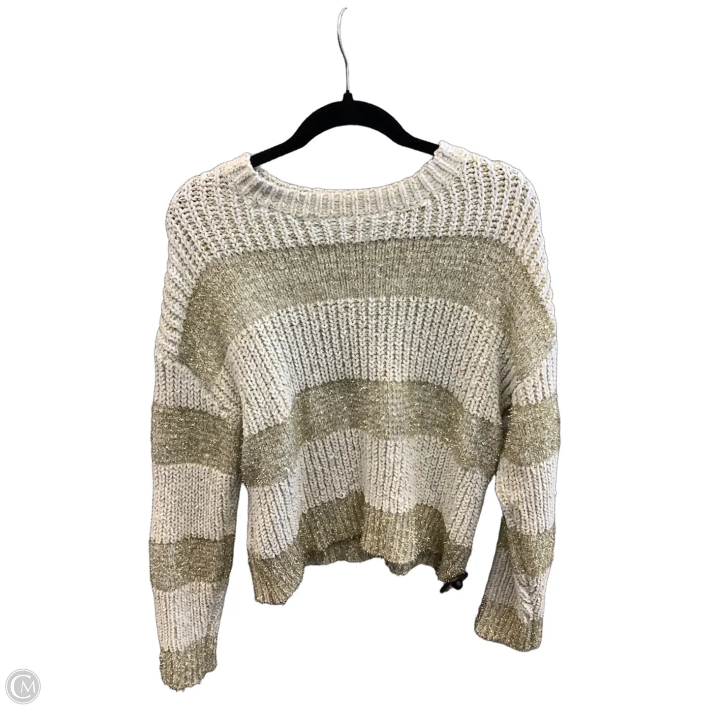 Sweater By Clothes Mentor In Striped Pattern, Size: S