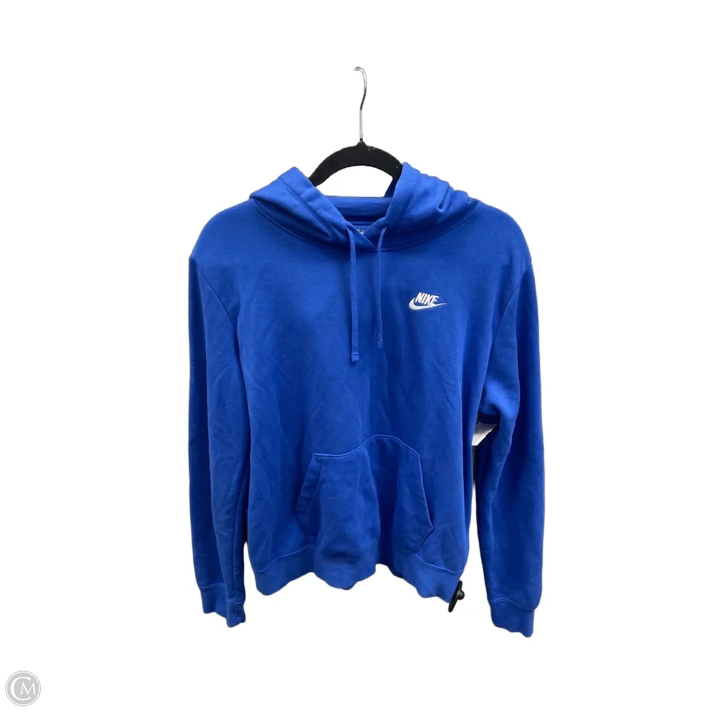 Sweatshirt Hoodie By Nike Apparel In Blue, Size: M
