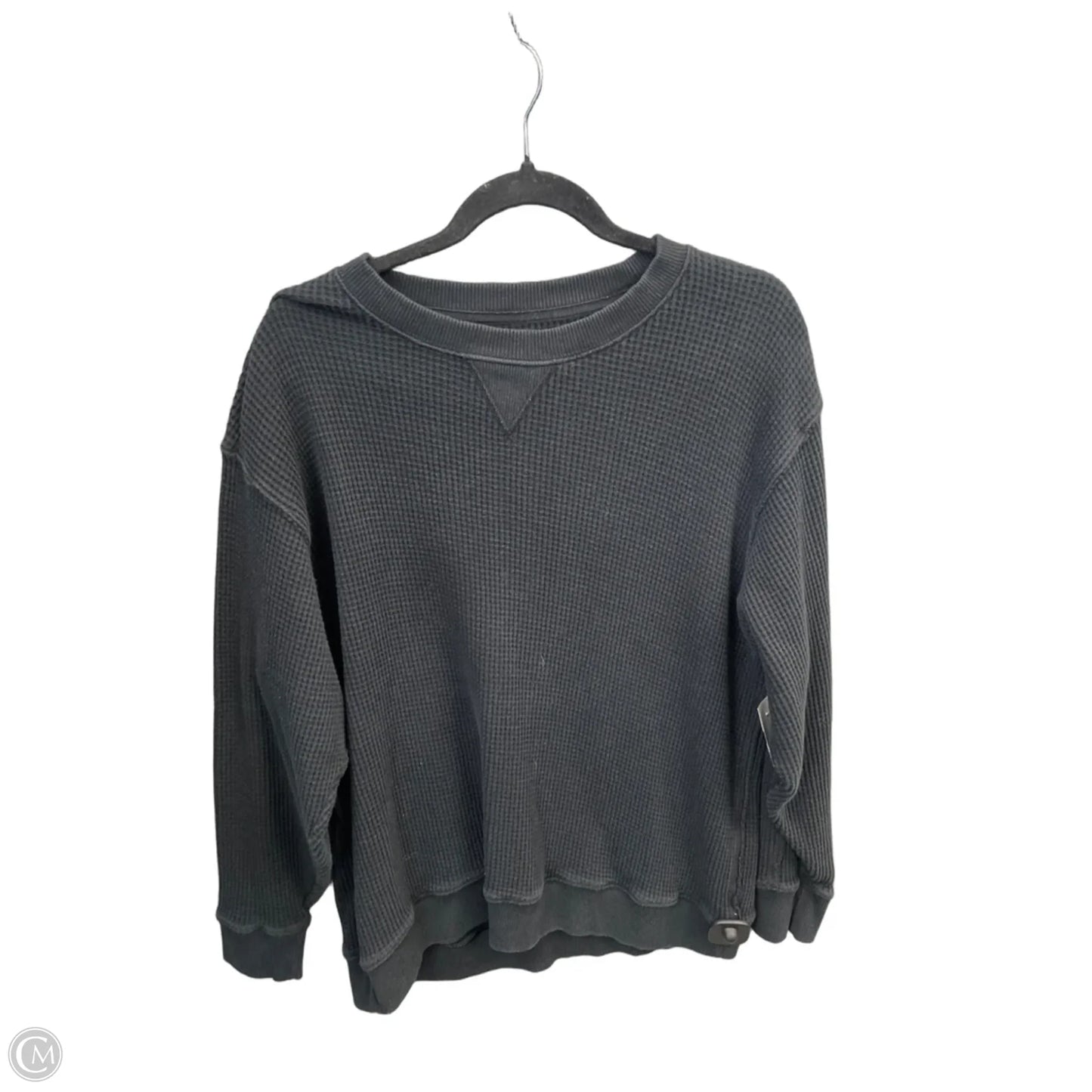 Sweatshirt Crewneck By Aerie In Black, Size: M
