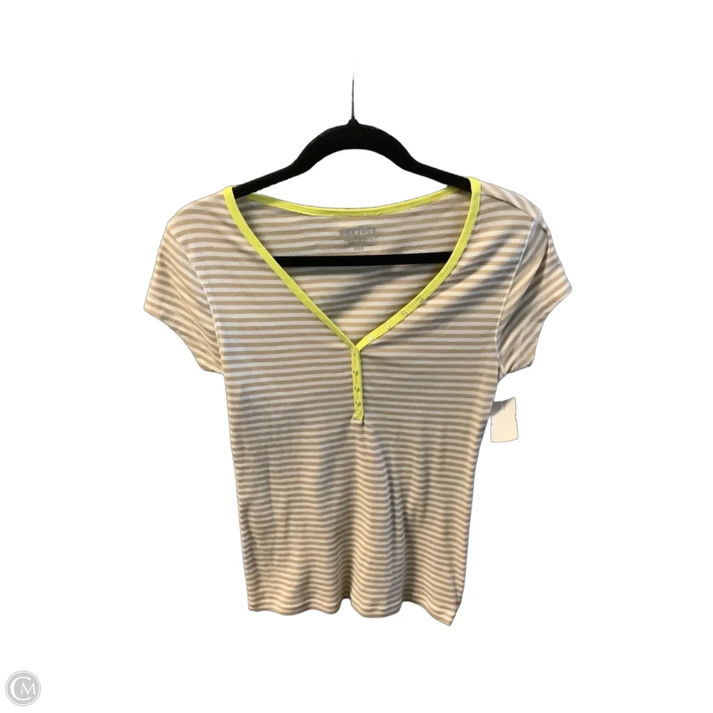 Top Short Sleeve By Old Navy In Striped Pattern, Size: Sp