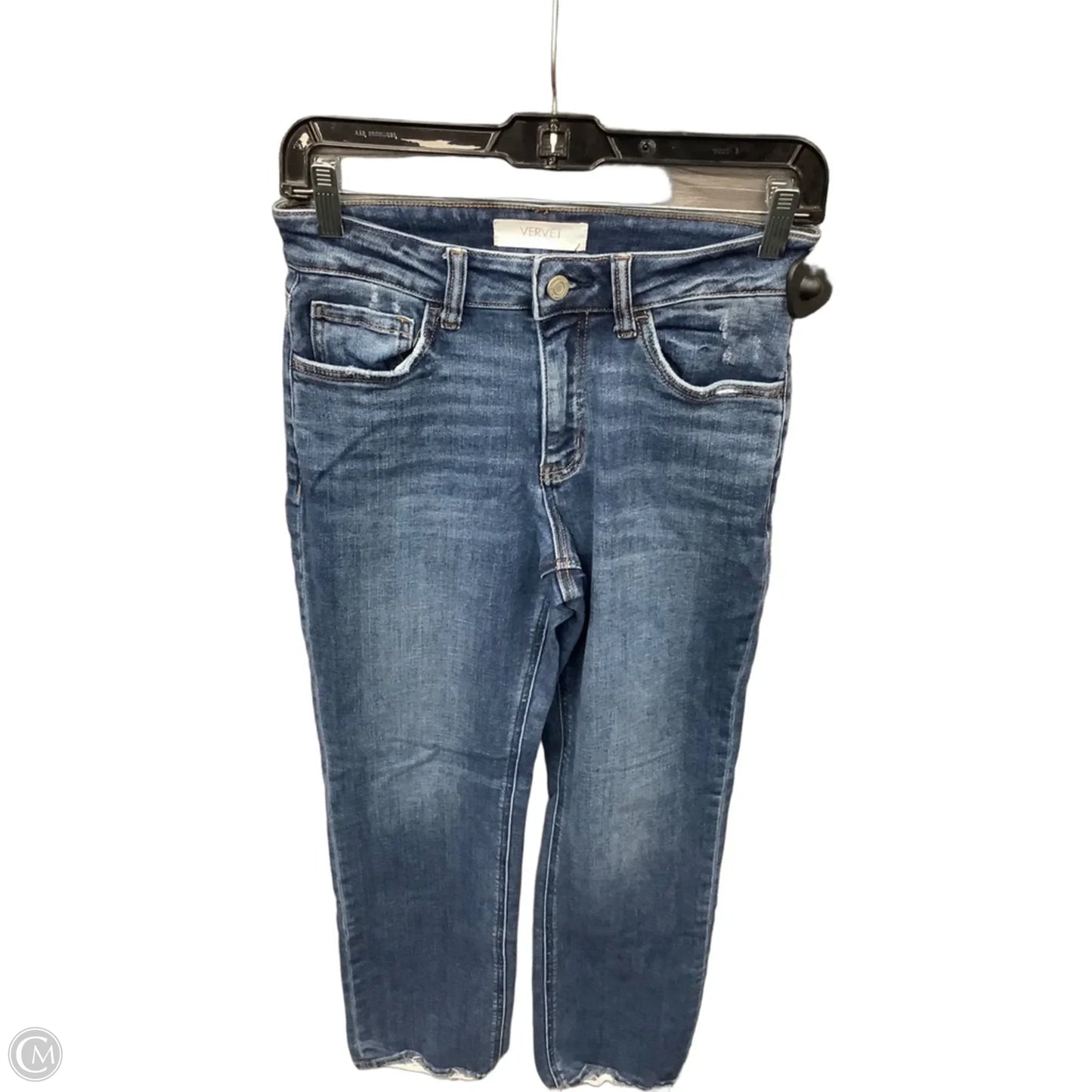 Jeans Straight By Vervet In Blue Denim, Size: 2