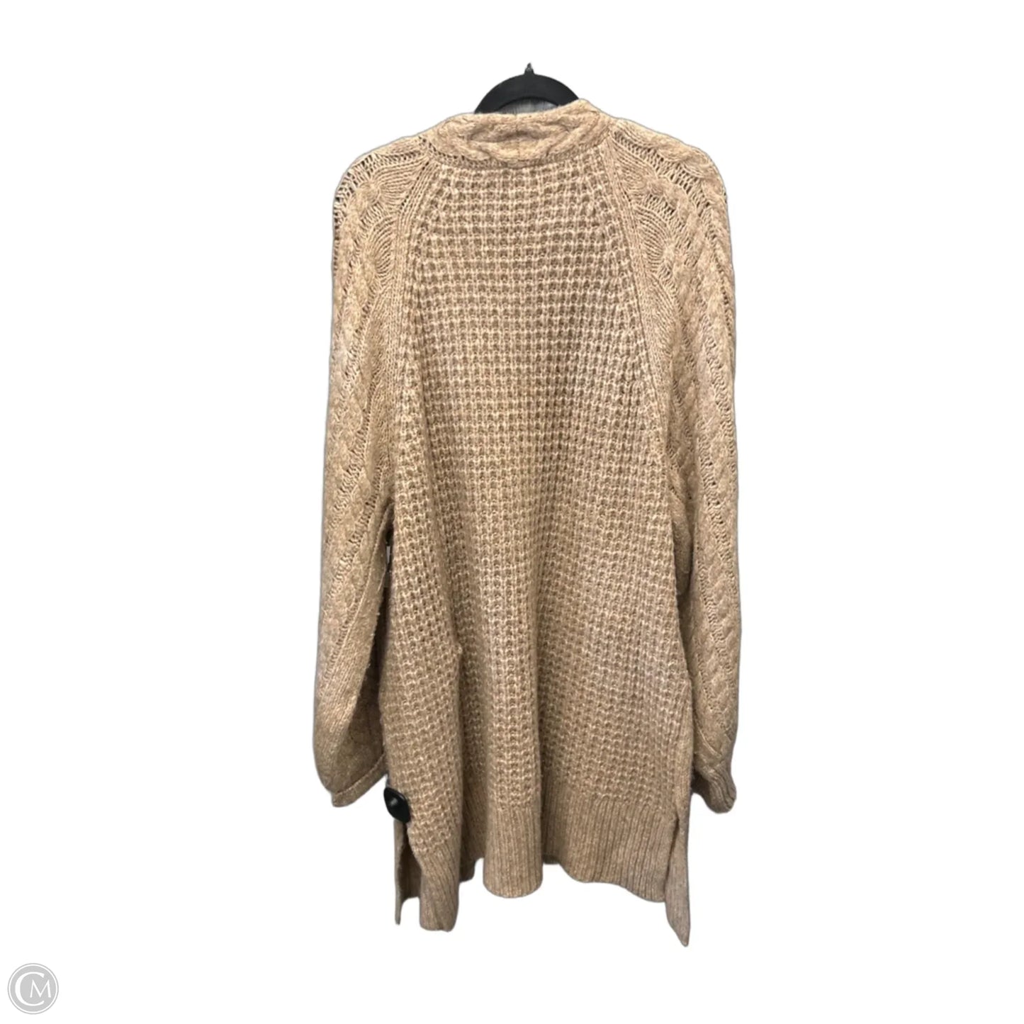 Sweater Cardigan By A New Day In Brown, Size: Xxl