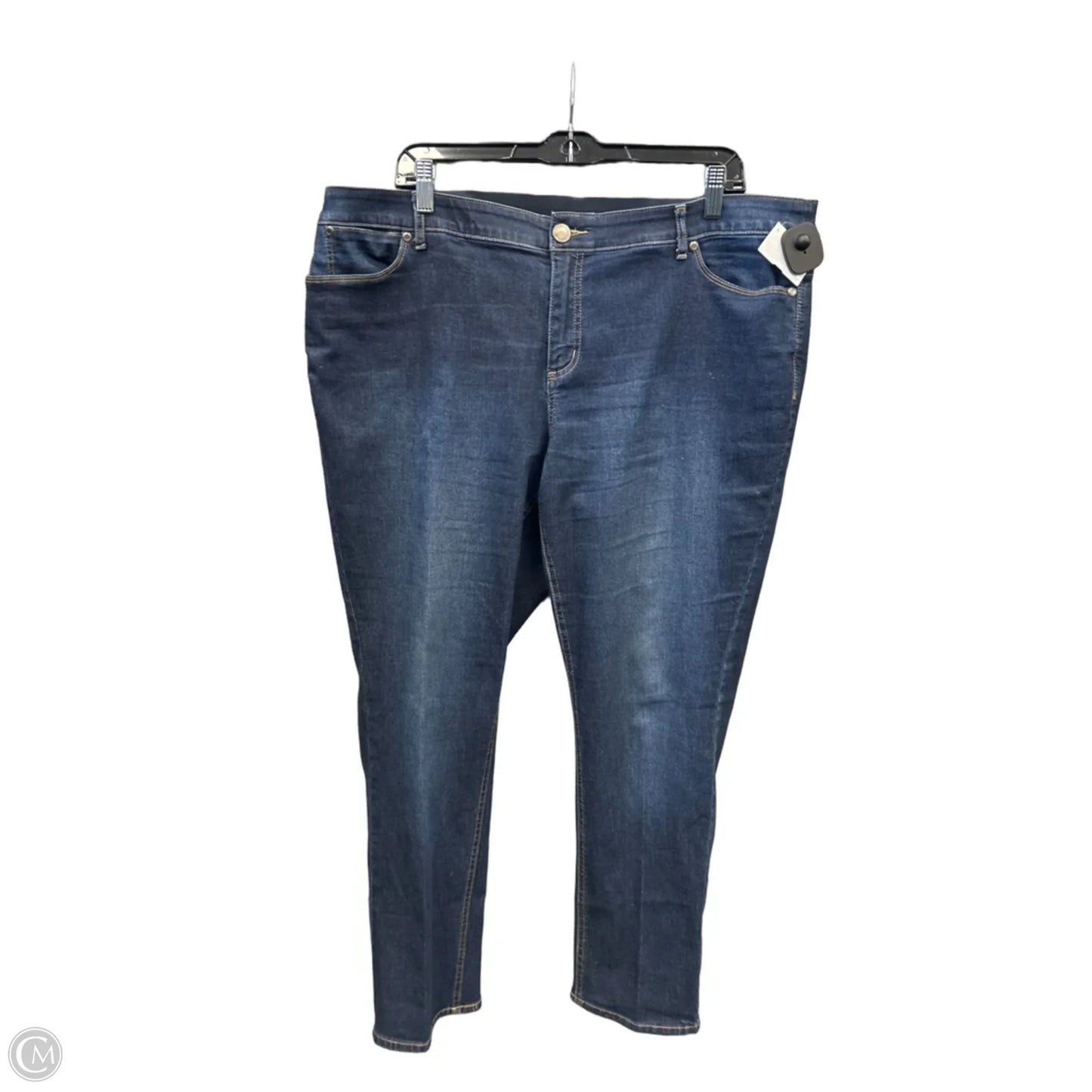 Jeans Skinny By Cj Banks In Blue Denim, Size: 18