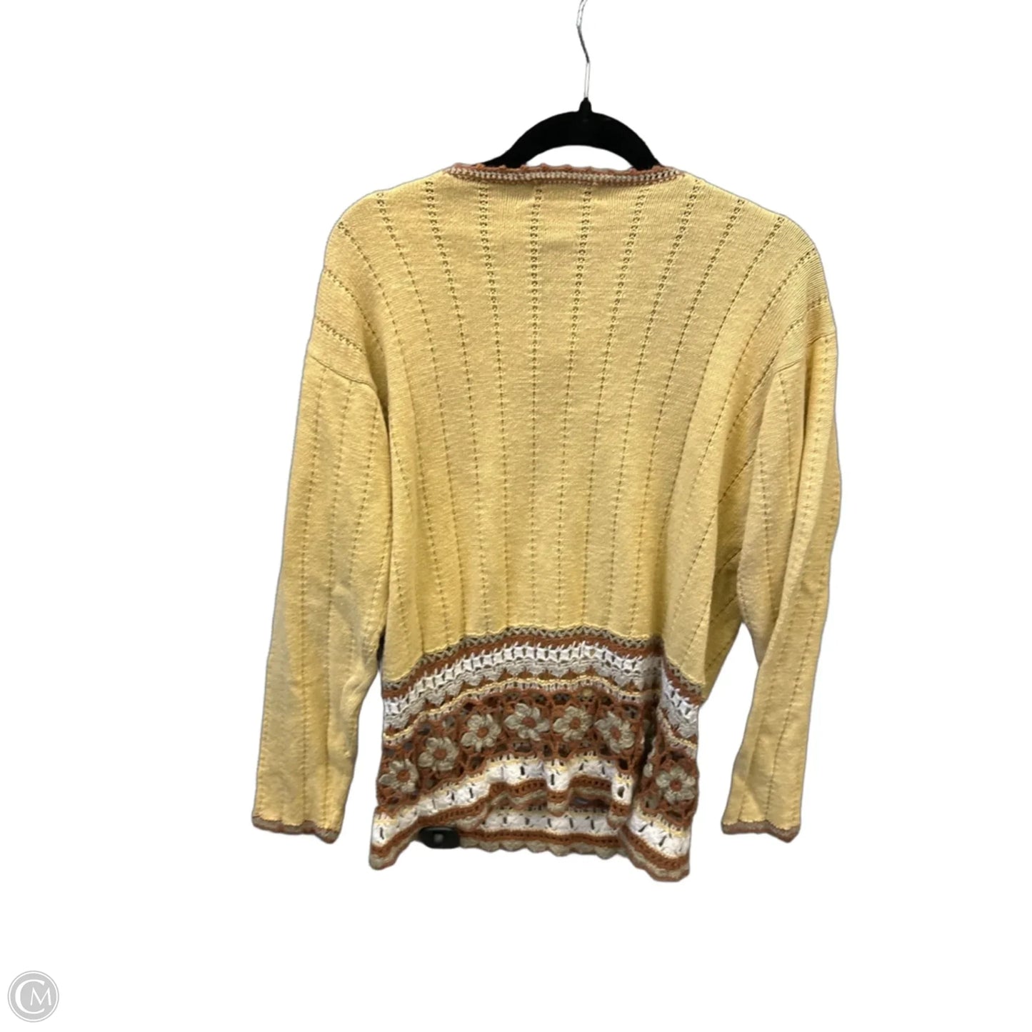 Sweater By Sml In Yellow, Size: L