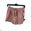 Shorts By Mighty Fine In Plaid Pattern, Size: 4