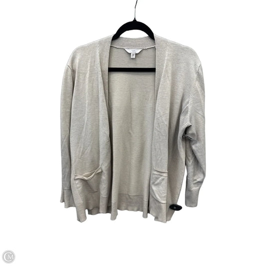 Cardigan By Time And Tru In Tan, Size: Xxl