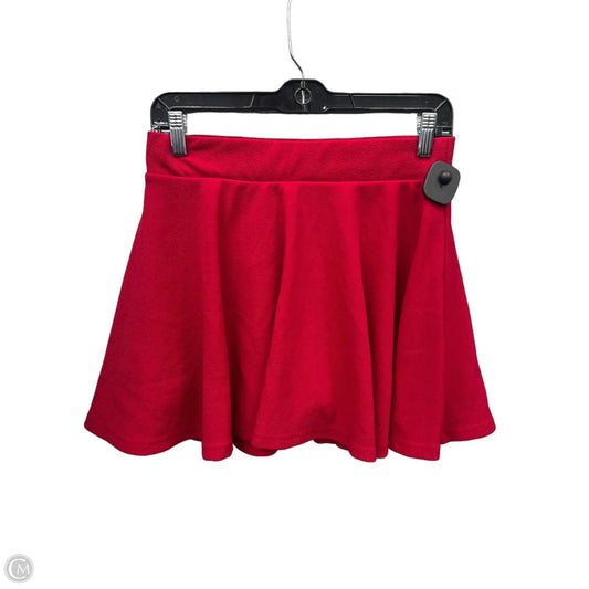 Skirt Mini & Short By Clothes Mentor In Red, Size: 14