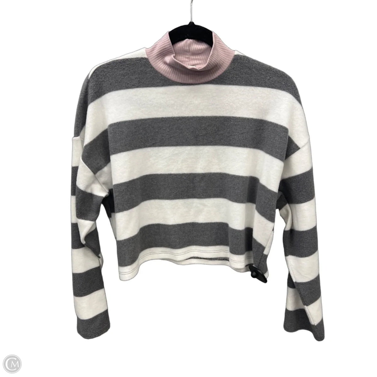Sweater By Clothes Mentor In Striped Pattern, Size: S