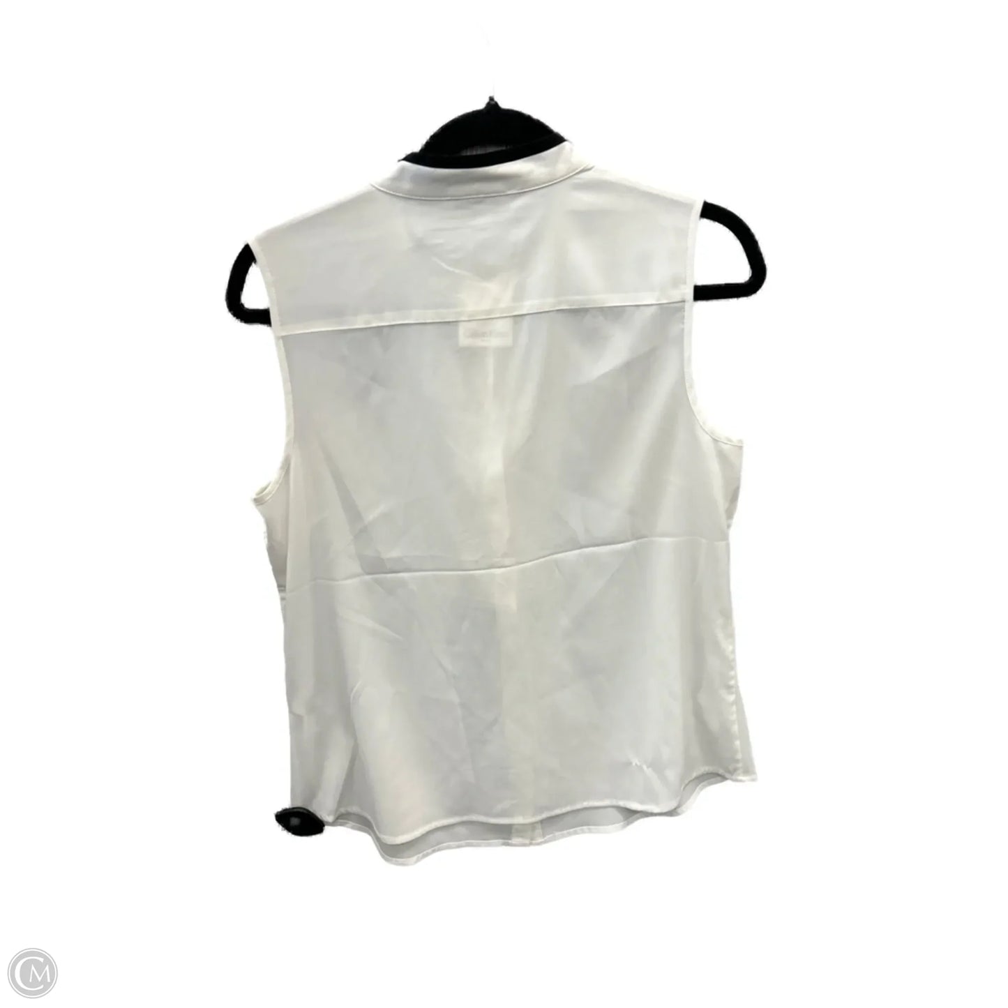 Top Sleeveless By Calvin Klein In White, Size: M