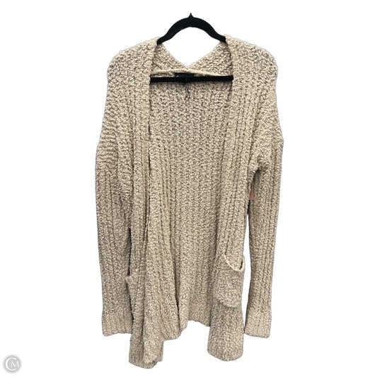 Cardigan By Clothes Mentor In Tan, Size: Xl