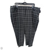 Capris By Evri In Black, Size: 18