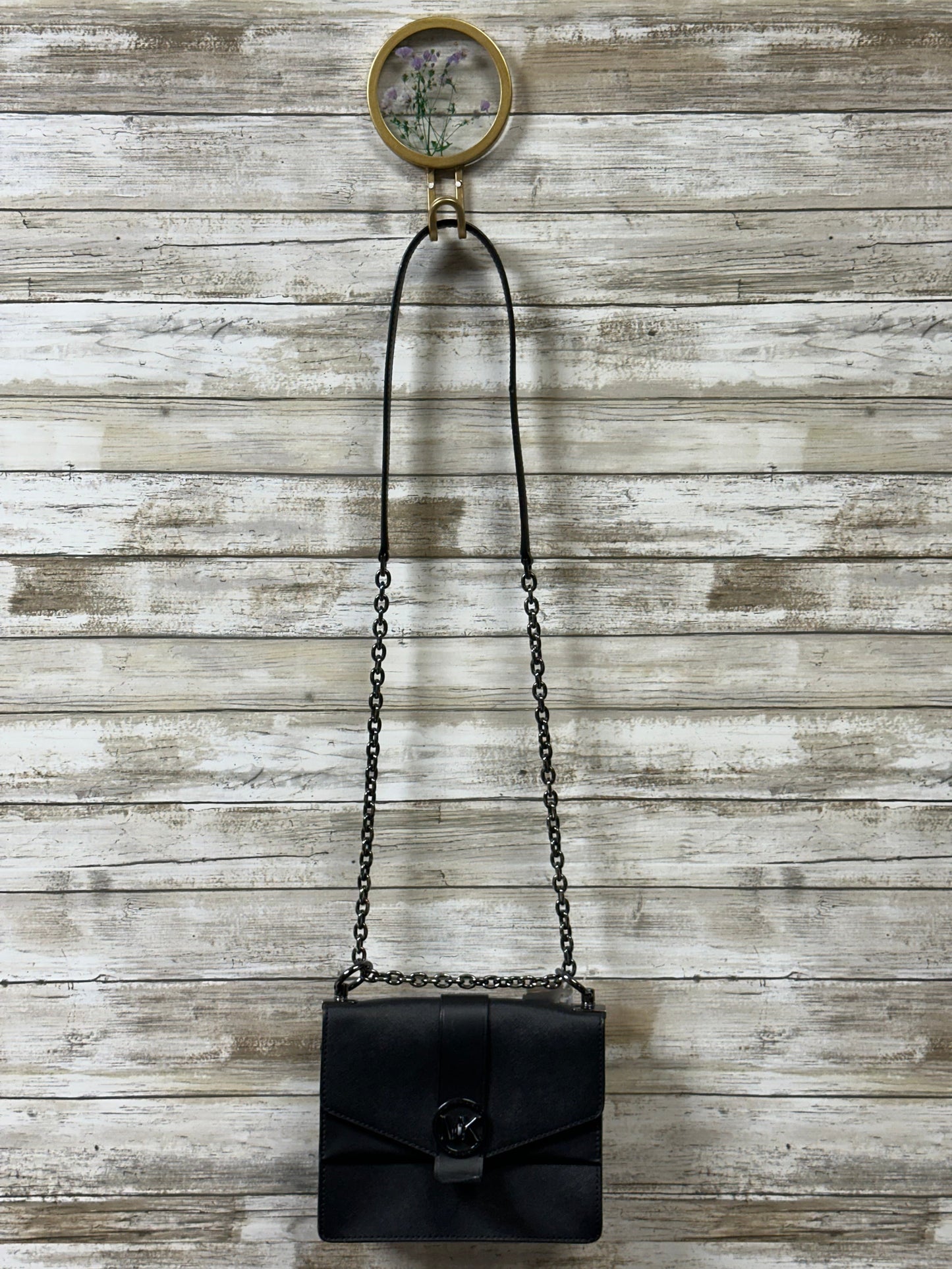 Crossbody Designer By Michael Kors In Black, Size:Small