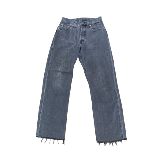 Jeans Straight By Levis In Black, Size:0