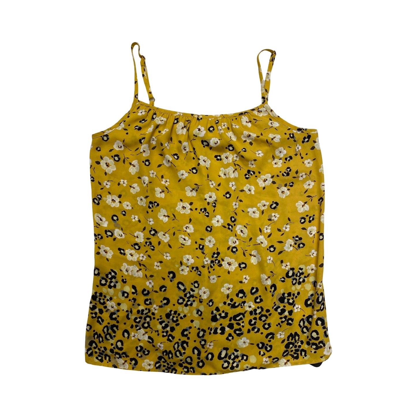 Top Sleeveless By Cabi In Yellow, Size:M