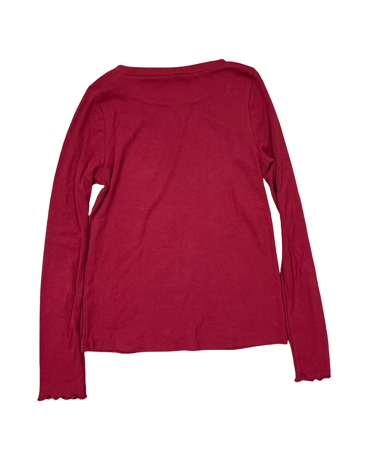 Top Ls By Melrose And Market In Red, Size:M