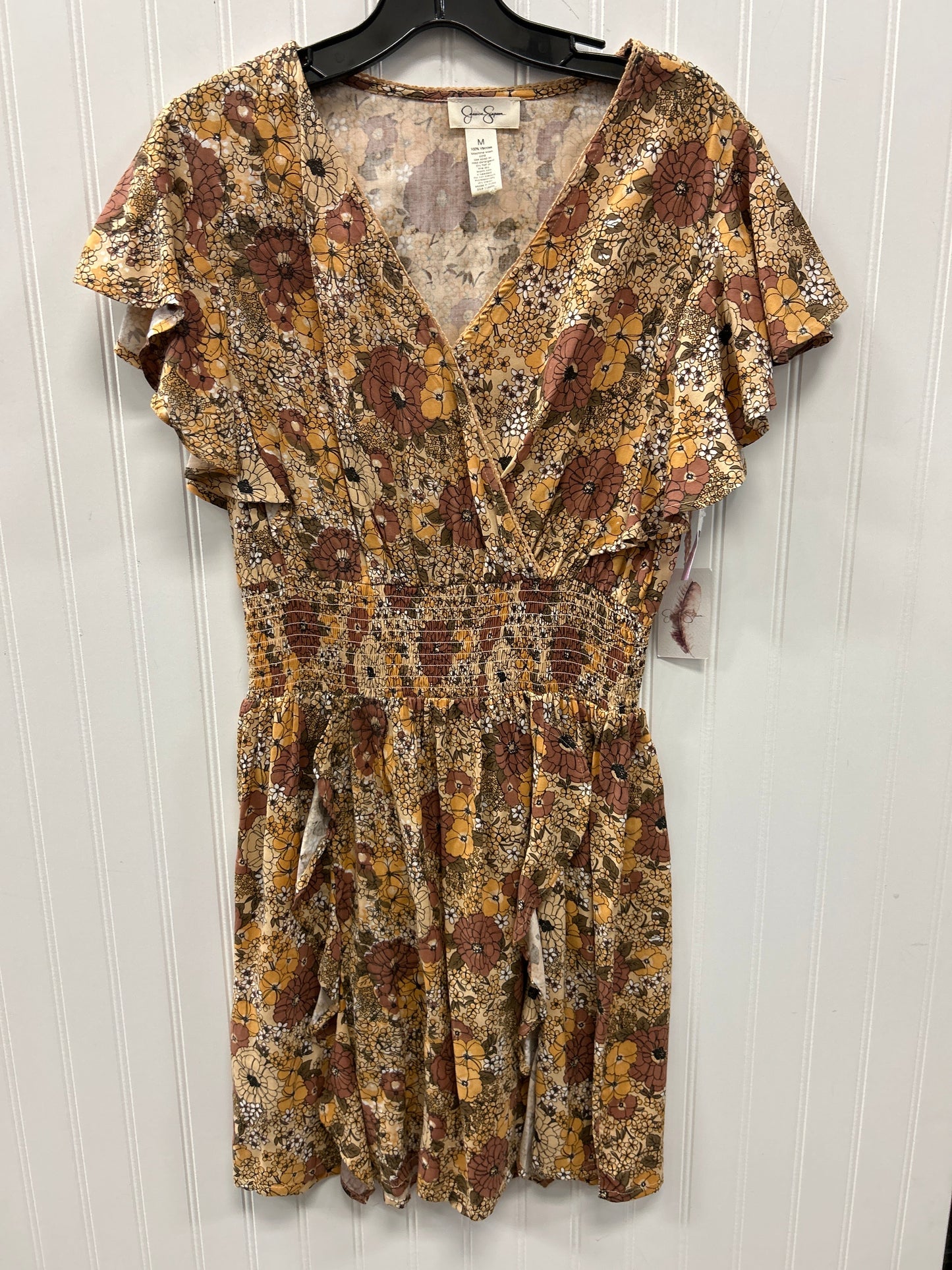 Dress Casual Midi By Jessica Simpson In Floral Print, Size:M