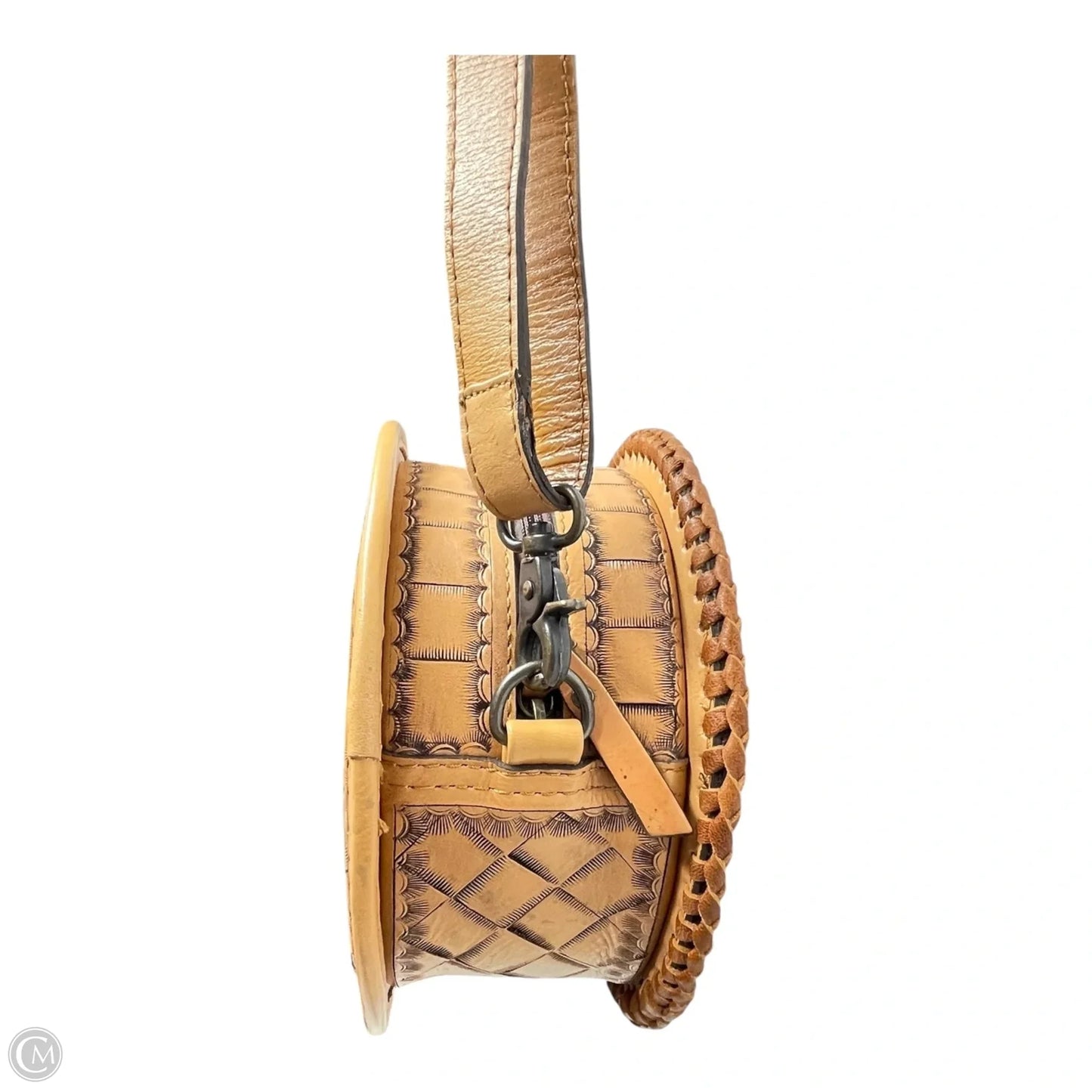 Handbag Leather By American Darling, Size: Medium