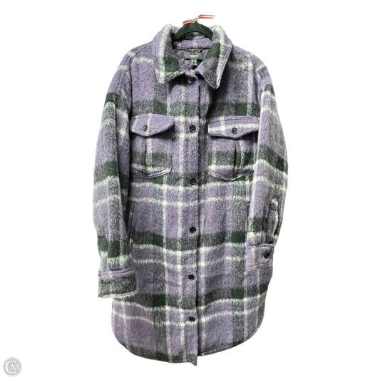Jacket Shirt By Forever 21 In Purple, Size: 0x