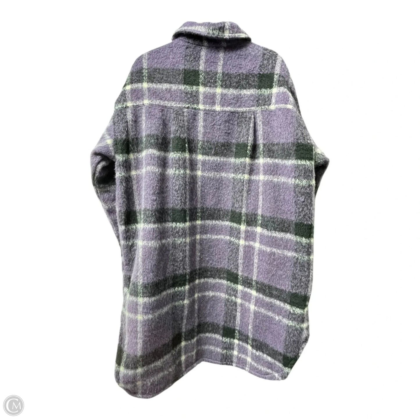 Jacket Shirt By Forever 21 In Purple, Size: 0x